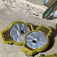 Power Rangers Time Force Green Battle Warrior Ranger Armor Parts Accessories
