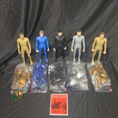 Marx Toys Noble Knights 12″ Figure Lot 1999 Reissue 5 Figures Armor COA Booklet