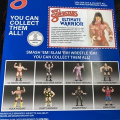 WWE LJN MATTEL SUPERSTARS ULTIMATE WARRIOR 8″ ACTION FIGURE BLACK CARD SHIPS NOW
