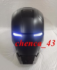 New in US!!! Black Iron Man 1:1 MK5 Helmet Jarvis Deformable Voice Control Mask