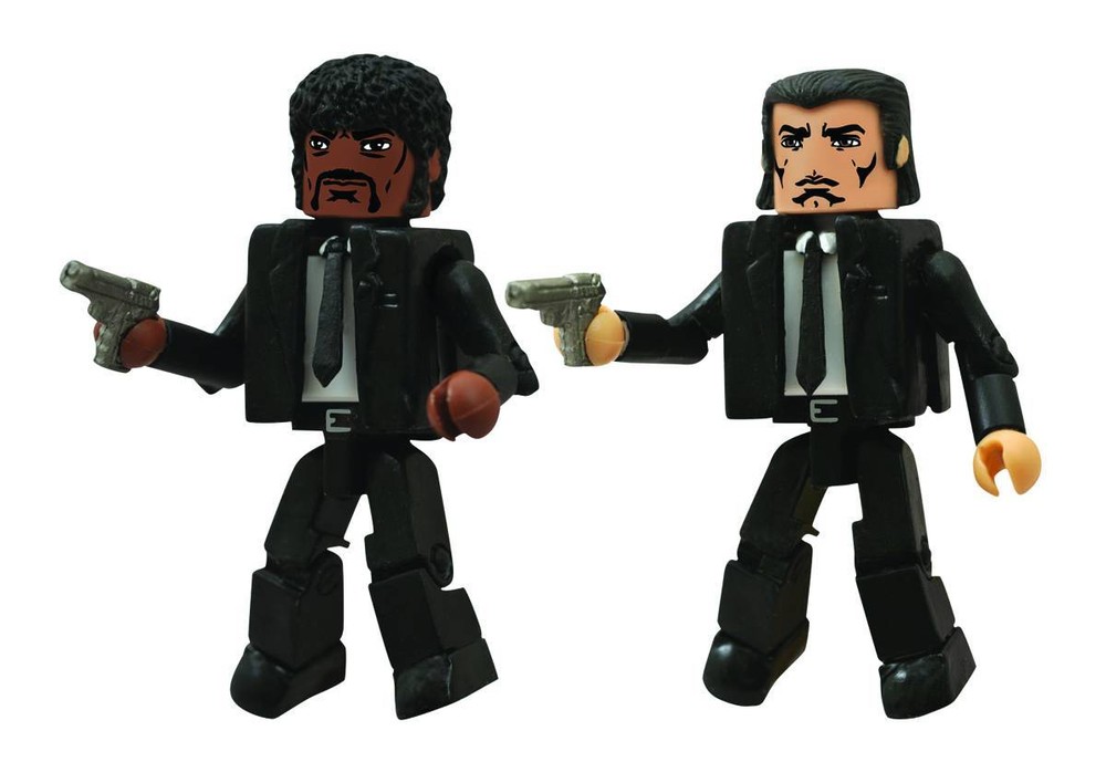 Pulp Fiction Tarantino Jules & Vincent Minimates 2 Pack Diamond Select