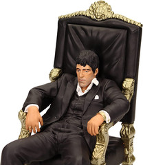 Movie Icons Scarface: Tony Montana Throne 7″ Figure