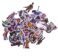 50-100pc Fortnite Stickers Bulk Decals – Gamer Party Favors – Waterproof Vinyl