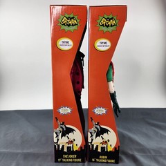 Batman 1966 Classic TV Series THE JOKER & ROBIN 17″ Talking Figure Set DC NEW