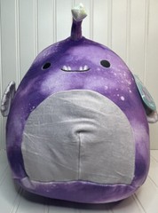 2022 SQUISHMALLOWS “Easton The Anglerfish” 12″ Purple Tie-Dye Plush KELLYTOY NWT
