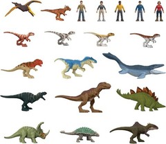 Jurassic World Chaos Theory Mini Figure Set 20pk Toy NEW FAST FREE SHIPPING