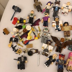 R0BL0X Toys Action Series Lot Of 36 Rare Figures & Loose Parts- No Codes