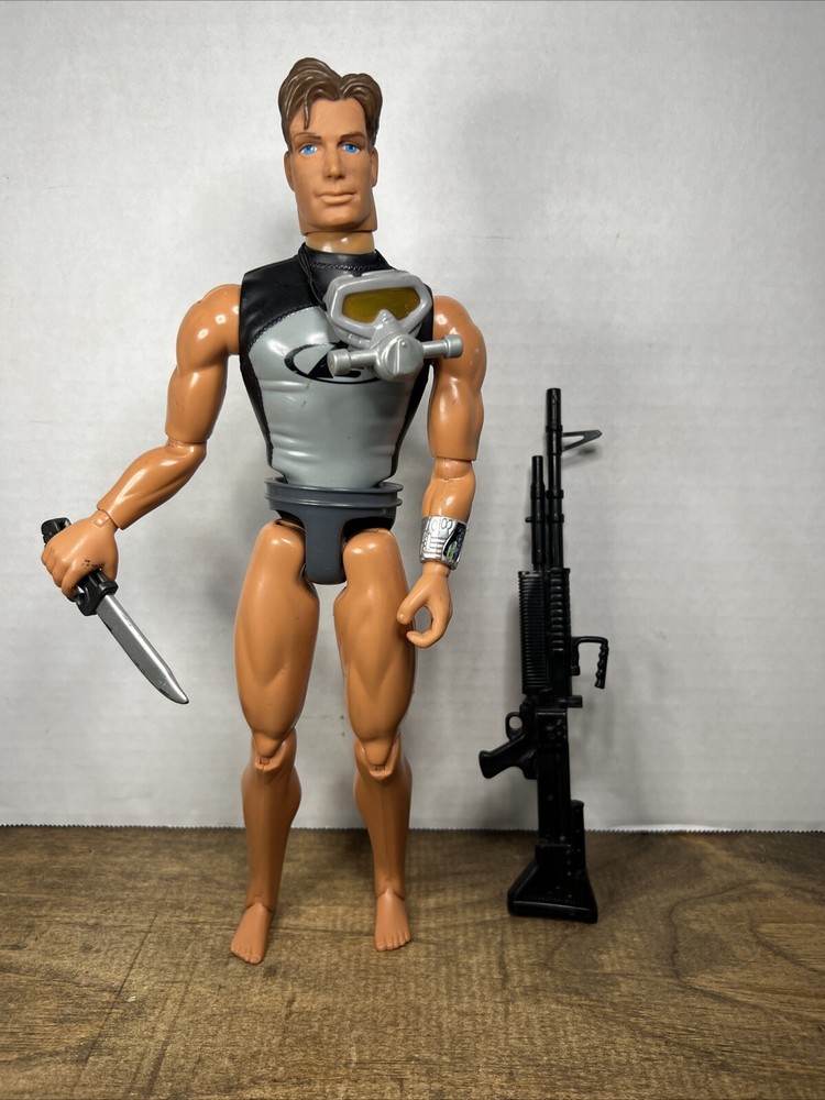 Vintage Mattel 1998 Max Steel Action Figures Doll 12″ With Accessories