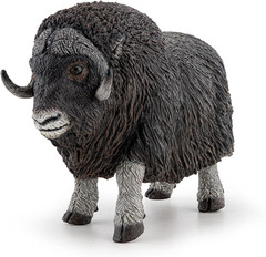 – Musk Ox Figurine – for Ages 3 and Up – Realistic Hand-Painted Wildlife Model –