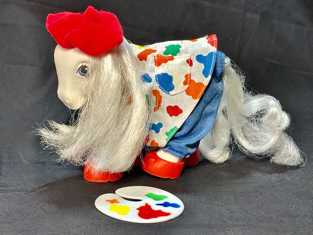 MY LITTLE PONY MLP ARTIST PAINTER PRETTY AS A PICTURE 8 PC OUTFIT ONLY (NO PONY)