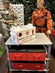 1/6 Scale 12″ Gi Joe Adventure Team Medical Supplies Container