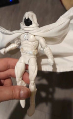 SU-C-MH-HD: 1/12 Wired White Hooded Cape for Marvel Legends Comic Moon Knight