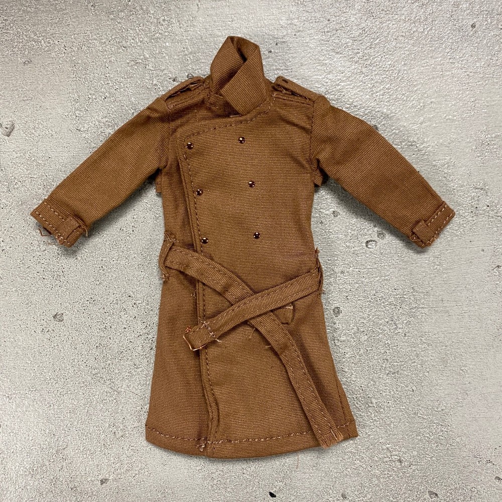 PB-LTC-CK: 1/12 Brown Wired Trench Coat for 6″ muscular body 7″ WWE Figures