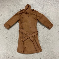 PB-LTC-CK: 1/12 Brown Wired Trench Coat for 6″ muscular body 7″ WWE Figures