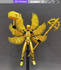 (Assembly Completed) 3D Printed T13 Action Figure, 5.5 Inch Multi-Jointed…