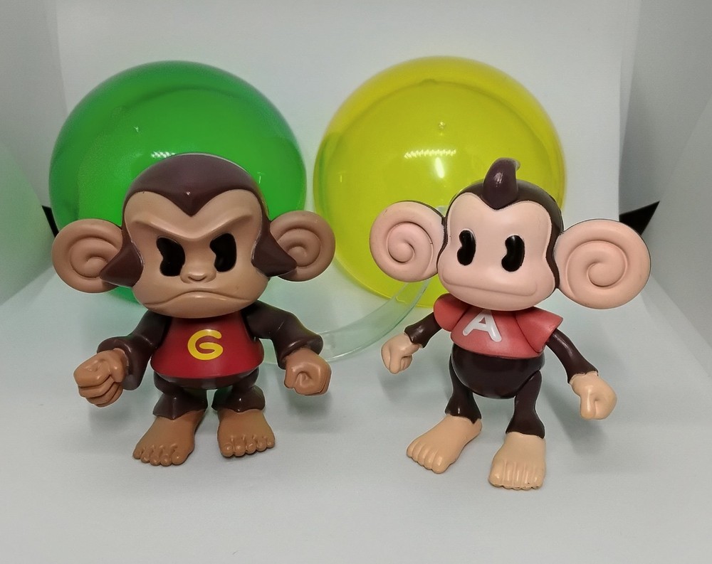 Super Monkey Ball AIAI and GONGON Sega Action Figures GamePro Series 1