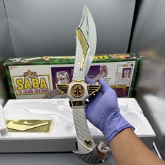 Bandai Mighty Morphin Power Rangers 1994 SABA “The Talking Tiger Saber” in box