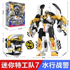 MINIFORCE Super Cops Power Police Ranger TRANS HEAD Transformer Robot Figure Toy