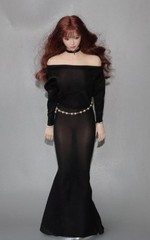 1/6 Female Ultra-thin Ice Silk Stretch Bodycon Skirt Fit 12″ PH Action Figure