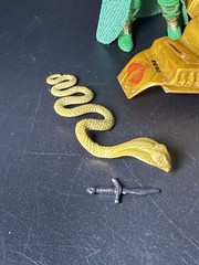 GI Joe Hasbro 1986 Serpentor V1 Cobra Emperor With Air Chariot complete