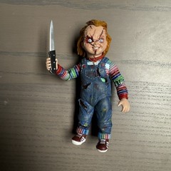 NECA Bride of Chucky Figure 7″Reel Toys Horror Doll W/ Knife Loose