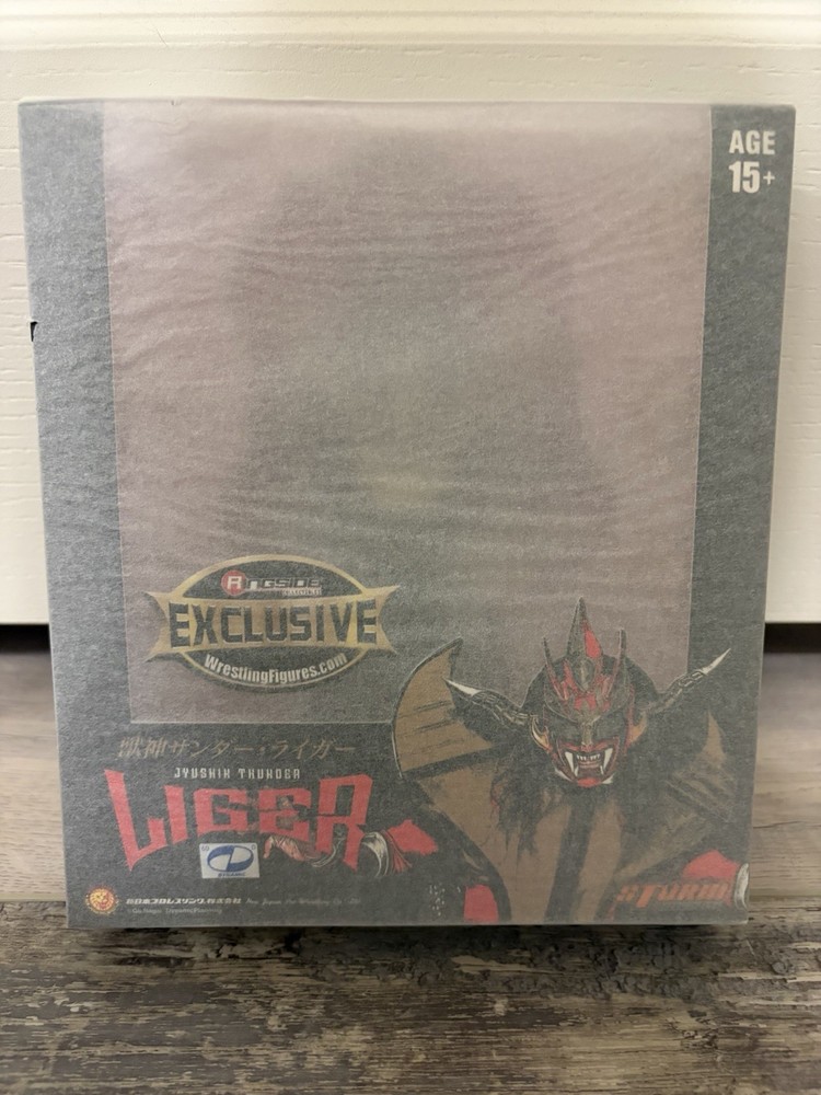 Jushin Thunder Liger NJPW Storm Collectible Figure Black/Gold Ringside Exclusive