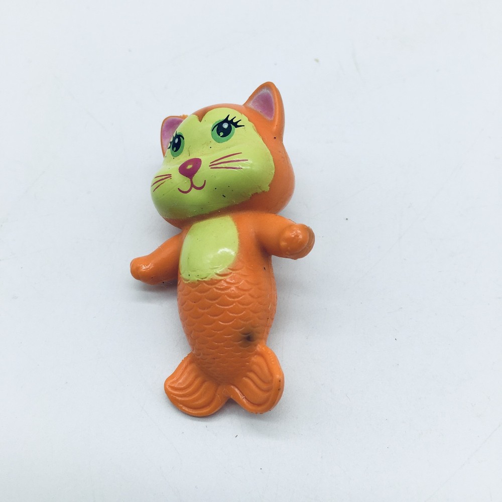 Vintage 1988 Kenner Sea Wees Tropigals Mini Figure Seaser the Cat Dool Toy
