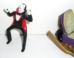 Vintage 1978 Ideal Scare Cycles Dragucycle Dracucycle w/ Dracula Figure RARE