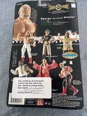 George The Animal Steele Autograph Hand Signed WWE Classic Green Ink SALE $199