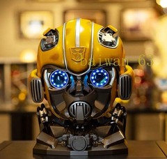 IN US! Bumblebee Hand Cannon 1:1 Wearable Voice Control Helmet Interaction Gift