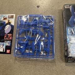 Bandai Evangelion EVA-00 PROTO TYPE Rei Ayanami Blue Vintage & Rare from Japan