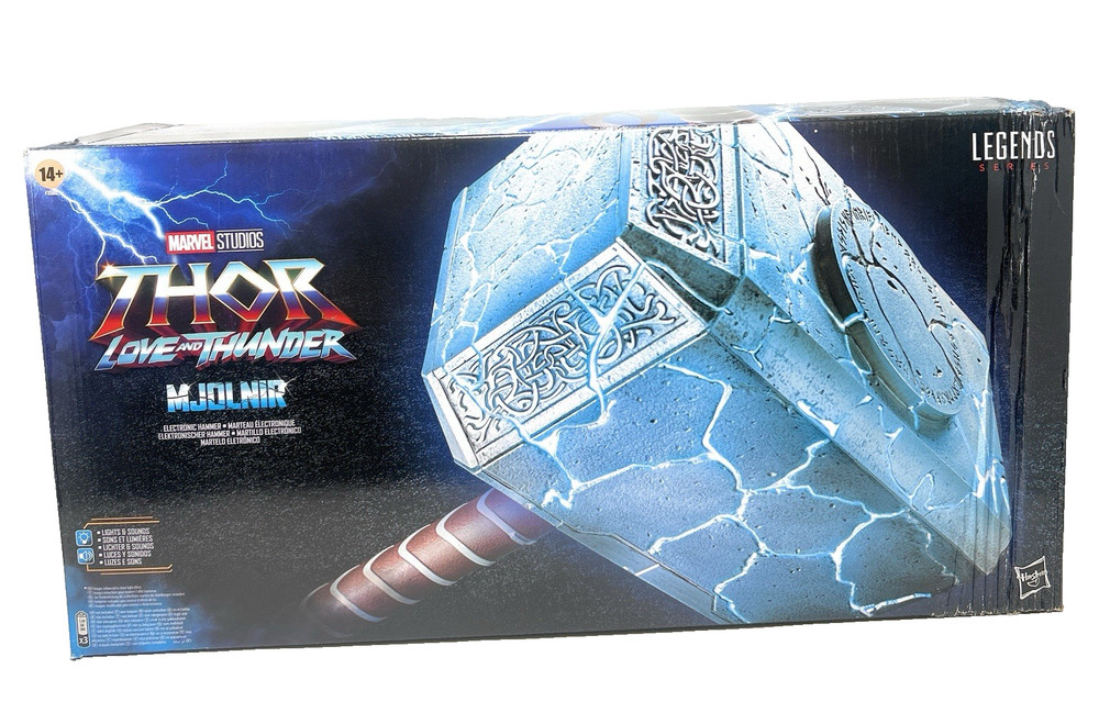Marvel Studios Love and Thunder Mjolnir Electronic Hammer-NEW/OPEN BOX