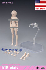 86TOYS T86 1/12Female Pale Suntan Joint Flexible Body For 6”Action Figure Model