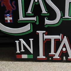 WWE Mattel Elite Clash In Italy PLE 2026 6.5 X 6 Inch Logo Accessory