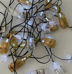 Jose Cuervo Battery Powered String Lights Christmas Snowflake 3 Modes Vintage
