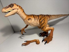 Jurassic Park Lost World Amber Collection Tiger Velociraptor Mattel Fodder 1/12