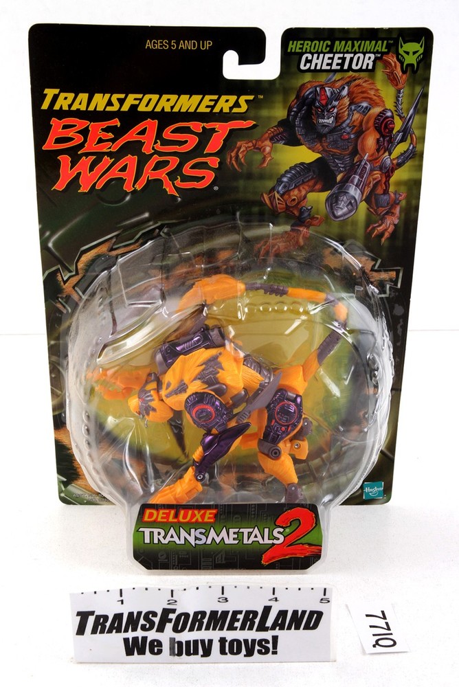 Transformers Beast Wars Deluxe Transmetals 2 Cheetor Sealed MISB MOSC