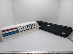 Retro G.I. Joe Lightbox Sign for collection display gi joe vintage style logo