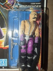 G.I. Joe Dr Mindbender V1 1985 Sealed 38 Back Hasbro New Sealed Free Shipping