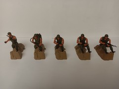 1974 Mattel heroes in Action Soldiers: 6-10