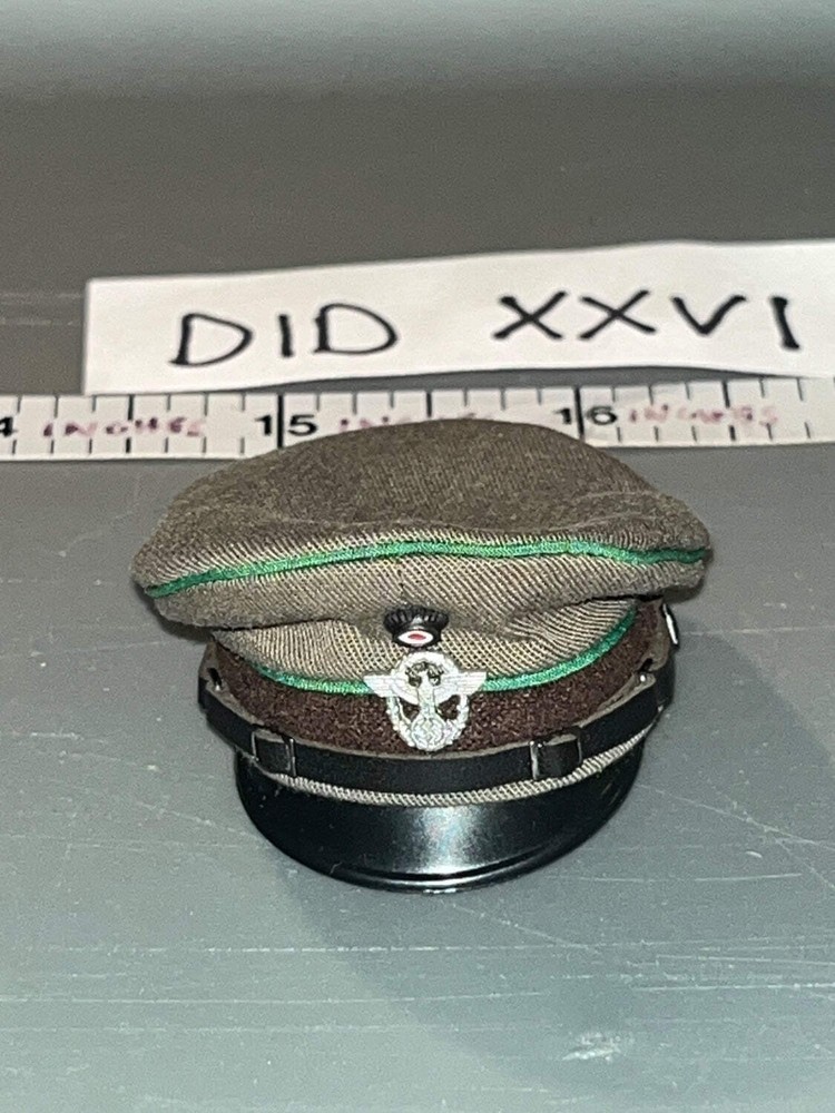 1/6 Scale WWII German Police Visor Cap – WWII German Polizei Division DID DID XX