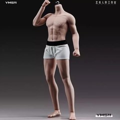 YM511M 1/6 Male Bodybuilding Action Figure Body 12in Muscle Soldier Model Figure