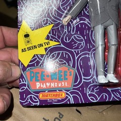 1988 MATCHBOX PEE-WEE HERMAN 6″ POSEABLE FIGURE MOSC toy Store deadstock
