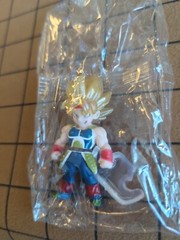 Dragon Ball Z Bardock 5cm Gashapon DBZ Anime Mini Fig Goku Dad + Stand SEALED