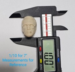 1:12 1:10 1:9 1:6 JAWS CHIEF MARTIN BRODY CUSTOM HEAD SCULPT UNPAINTED