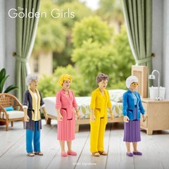 The Golden Girls 3.75-Inch Retro Action Figures | Set Of 4