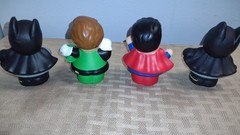7 DC Comics Fisher Price Little People Batman Robin Joker Superman Wonder Woman+