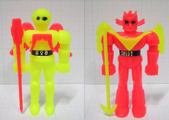 Vintage 1992 Korean Robocop Figure Set Mazinger Z Grendizer SonOhGong Boxed