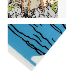 TINTIN A4 File Folder [x 2] CLEAR PP Sleeve Protector Organizer for Paper Docs
