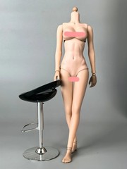 1/6 Flexible Joint Half-seamless Girl Thin Action Figure Body